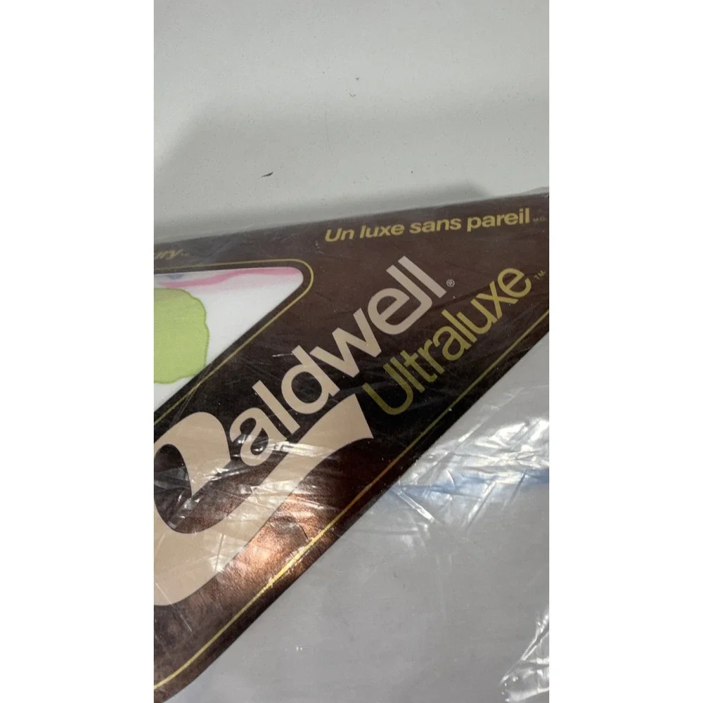 Vintage Caldwell Ultraluxe Double Sheet Set Floral Pinstripe 4pc Made in Canada